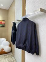 LV stand-up collar check woven zip jacket - 图片 4