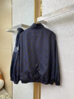 LV stand-up collar check woven zip jacket - 图片 7
