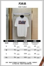 LV Leopard Letter Appliqu?? Short Sleeve Crew Neck T-Shirt - 图片 10