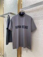 Balenciaga Letter Destroyed Irregular Short Sleeve T-Shirt - 图片 5