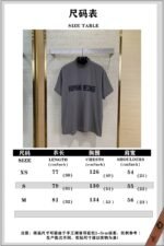 Balenciaga Letter Destroyed Irregular Short Sleeve T-Shirt - 图片 10