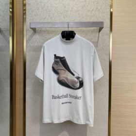 Balenciaga Shoes Print Short Sleeve T-Shirt