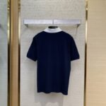 Miu Miu Colour Block Collar Beaded Short Sleeve Polo Shirt - 图片 2