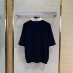 LV embroidered pearl button polo shirt - 图片 2