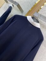 LV embroidered pearl button polo shirt - 图片 8