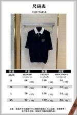 LV embroidered pearl button polo shirt - 图片 10