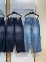 Balenciaga Fancy Drawstring Jeans Blue - 图片 2