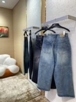 Balenciaga Fancy Drawstring Jeans Blue - 图片 4