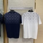 LV Classic Gradient Cotton Round Neck Short Sleeve White - 图片 2