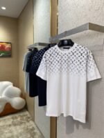 LV Classic Gradient Cotton Round Neck Short Sleeve White - 图片 3