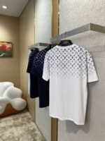 LV Classic Gradient Cotton Round Neck Short Sleeve White - 图片 4