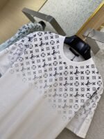 LV Classic Gradient Cotton Round Neck Short Sleeve White - 图片 6