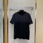 LV Classic Gradient Cotton Round Neck Short Sleeve 1