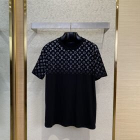 LV Classic Gradient Cotton Round Neck Short Sleeve 1
