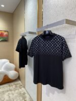 LV Classic Gradient Cotton Round Neck Short Sleeve 1 - 图片 3