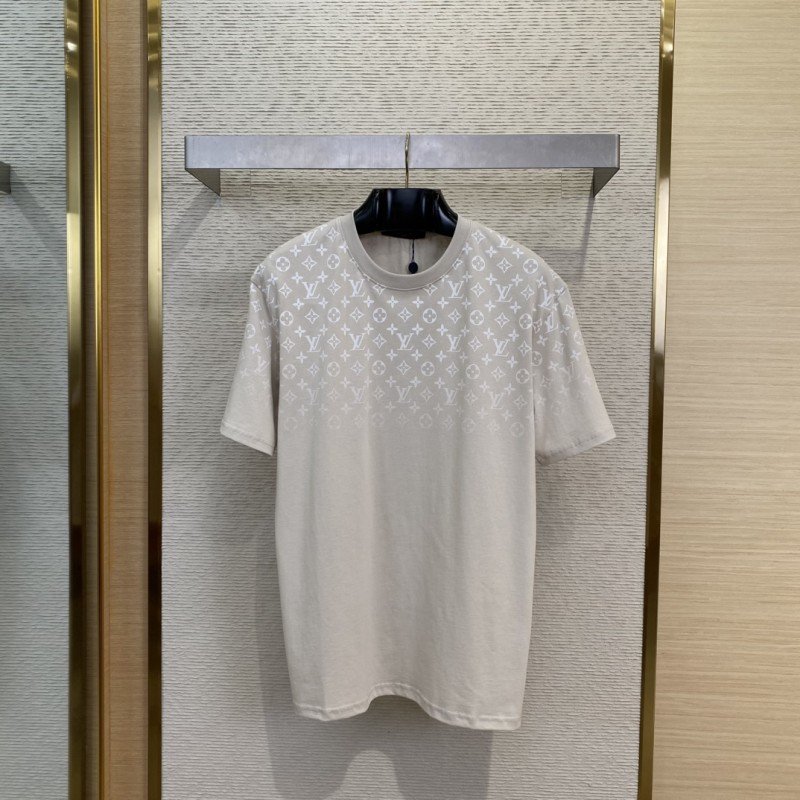 wsxc1747022468224_0.jpg LV Classic Gradient Cotton Round Neck Short Sleeve 2 - 图片 1