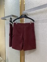 Gucci GG Full Print Jacquard Shorts Burgundy - 图片 7