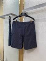 Gucci GG Full Print Jacquard Shorts Grey - 图片 7
