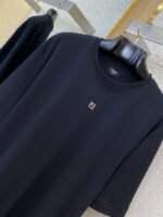 Fendi Hardware Hot Stamped Short Sleeve T-Shirt Black - 图片 6