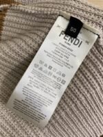 Fendi emblem embroidered short-sleeved knitted polo shirt - 图片 9