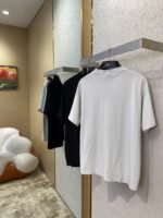 Balenciaga Logo Cracked Letter Print Short Sleeve T-Shirt White - 图片 4