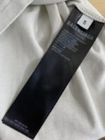 Balenciaga Logo Cracked Letter Print Short Sleeve T-Shirt White - 图片 9
