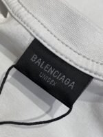 Balenciaga Eyesight Chart Print Short Sleeve Black - 图片 9