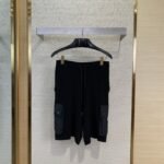 LV Embossed Drawstring Shorts