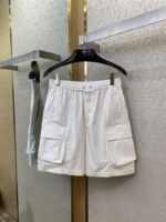 Gucci Tricolour Branded Monogrammed White Casual Sweatshorts - 图片 5