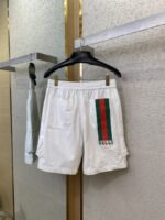Gucci Tricolour Branded Monogrammed White Casual Sweatshorts - 图片 7