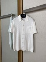 LV jacquard knit polo short-sleeved T-shirt - 图片 5