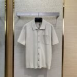 LV Pocket Embossed Short Sleeve Knit