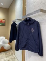 Fendi Badge Embroidered Hooded Jacket Coat - 图片 3