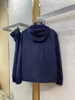 Fendi Badge Embroidered Hooded Jacket Coat - 图片 7