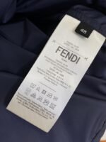 Fendi Badge Embroidered Hooded Jacket Coat - 图片 9