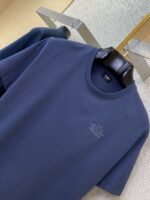 Fendi Chest Logo Embroidery Short Sleeve T-Shirt Navy - 图片 6