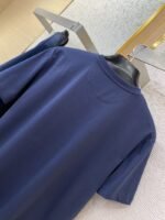 Fendi Chest Logo Embroidery Short Sleeve T-Shirt Navy - 图片 8