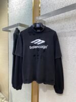 Balenciaga 3M Printed True Two Piece Long Sleeve T-Shirt - 图片 5