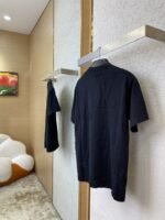 LV logo jacquard knit short-sleeved T-shirt - 图片 4