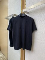 LV logo jacquard knit short-sleeved T-shirt - 图片 5