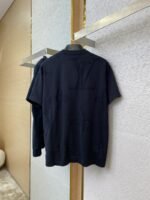 LV logo jacquard knit short-sleeved T-shirt - 图片 6