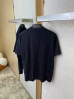 LV logo jacquard knit short-sleeved T-shirt - 图片 8