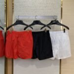 Prada Nylon Triangle Label Shorts Black - 图片 2