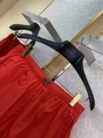 Prada Nylon Triangle Label Shorts Red - 图片 6