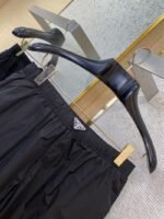 Prada Nylon Triangle Label Shorts Black - 图片 6