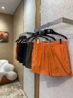 Prada Nylon Triangle Label Shorts Green - 图片 3