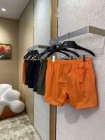 Prada Nylon Triangle Label Shorts Green - 图片 4
