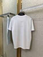 Prada New Triangle Neckline Steel Label Short Sleeve White - 图片 7