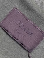 Prada New Triangle Neckline Steel Label Short Sleeve Black - 图片 9