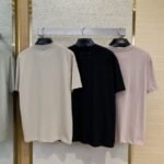 Maison Margiela Digital Embroidery Four Corner Stitch Short Sleeve T-Shirt almond - 图片 2